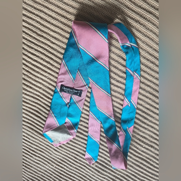 Dior Silk Striped Tie - Picture 4 of 4